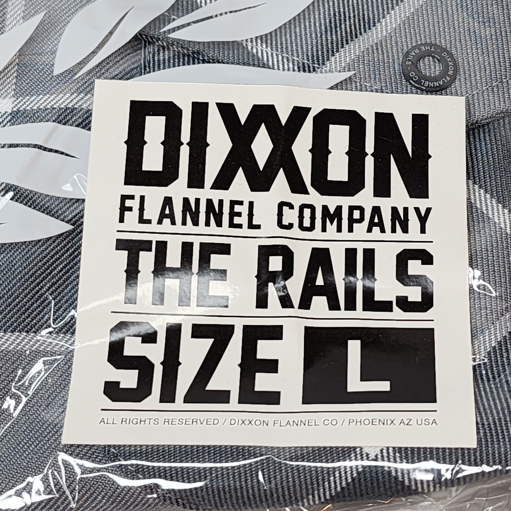 DIXXON - RAILS Flannel Shirt - Men's LARGE - Picture 7 of 11